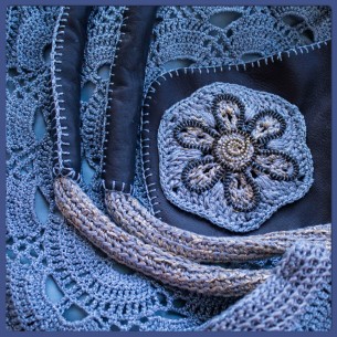 Crochet Blue bag