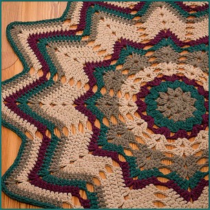 Crochet Star rug