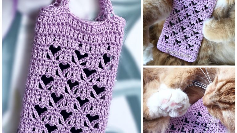 Crochet Hearts case