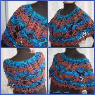 The crochet capelet collar