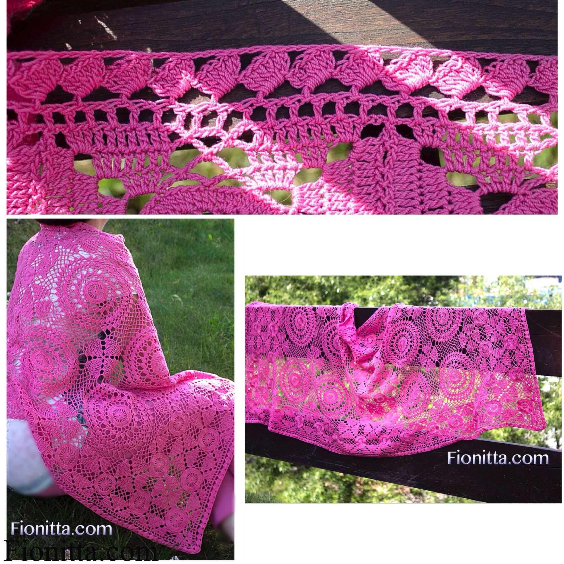 Pink shawl